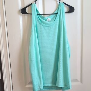 Mint Green Sleeveless Women's Top